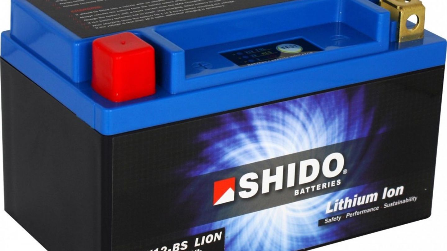 S Lithium-Ion Battery-Blue SHIDO LTZ14S LION